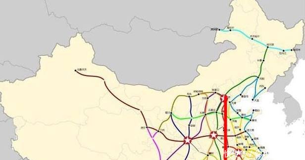 中国高铁规划中的一条南北大动脉，将跨越这9省5个国家级城市群