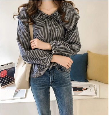 若你身高低于160，秋后少穿长裙，试试娃娃衫，洋气减龄又遮肉