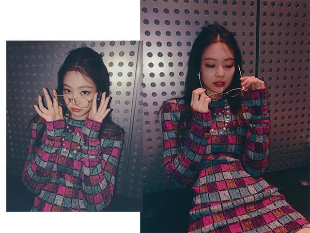 JENNIE撞衫大一轮的白百何，网友:年轻在时尚面前不见得是优势