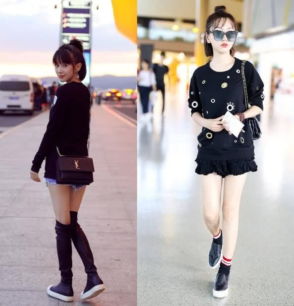 不和其他女星同框，永远不知道杨蓉有多“矮”，和张萌同台太尴尬