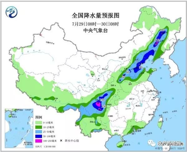 高温预警暴雨预警：北方有大雨或暴雨 南方高温持续夜温近30℃