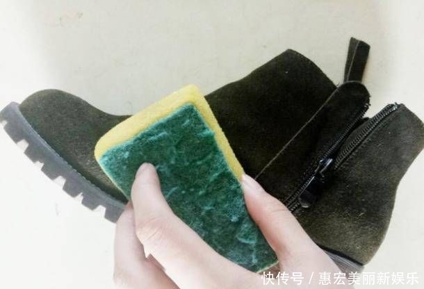  [清洁]再脏的绒面鞋子，不用水刷、不用晒，教你清洁干净后就能穿上！