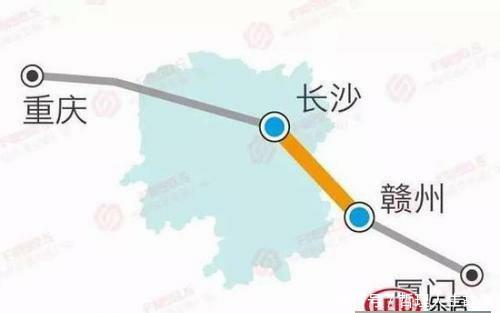  「一条」江西正在建设的一条铁路, 既通了萍乡, 也通了赣州