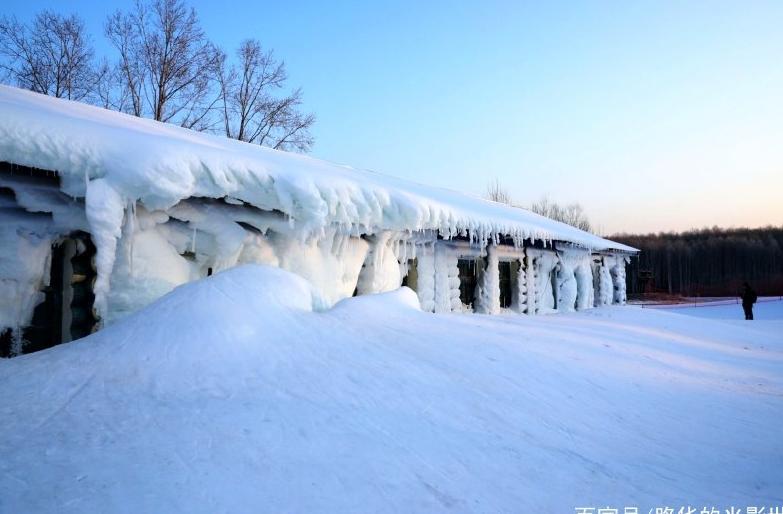 冬游长白山西北麓露水河碧泉湖