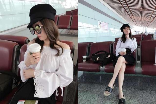 张韶涵终于开窍了!穿蓝色长裙美成这样,网友:一般人穿不出效果