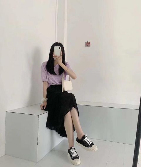  『背带裙』简约不简单—通勤风穿搭