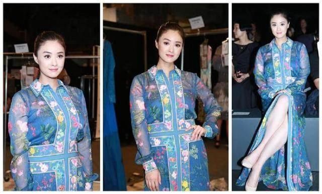 蒋欣现身机场，用一条阔腿裤告诉我们，微胖真的不用减肥！