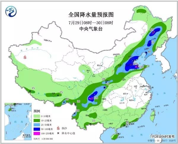 雨！大雨！暴雨！雨量很大！还要连下两天！