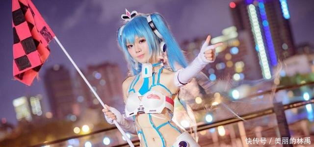 性感比基尼女郎Cosplay初音未来无圣光