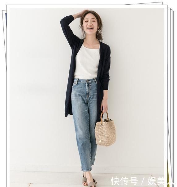  感觉■穿上就变时尚的“长开衫”look，充满感觉的日系成熟穿搭分享