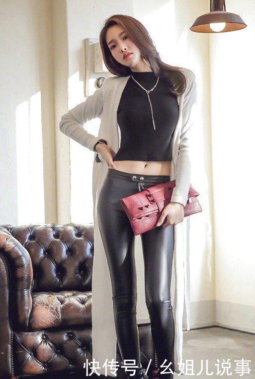 时尚皮裤可以让你随时随地秀出好身材，让你气质迷人！
