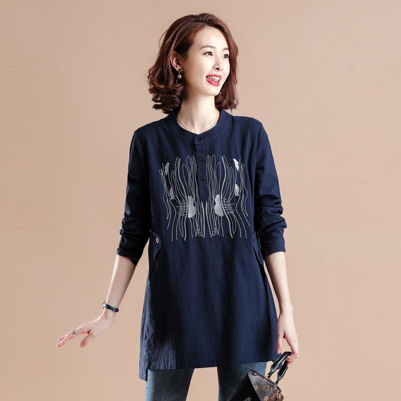 入秋后，新发现一款“棉麻秋衫”，比真丝还档次，款款精致又减龄