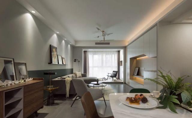  「复古」126㎡现代简约，时尚带点复古范，休闲舒适好情趣