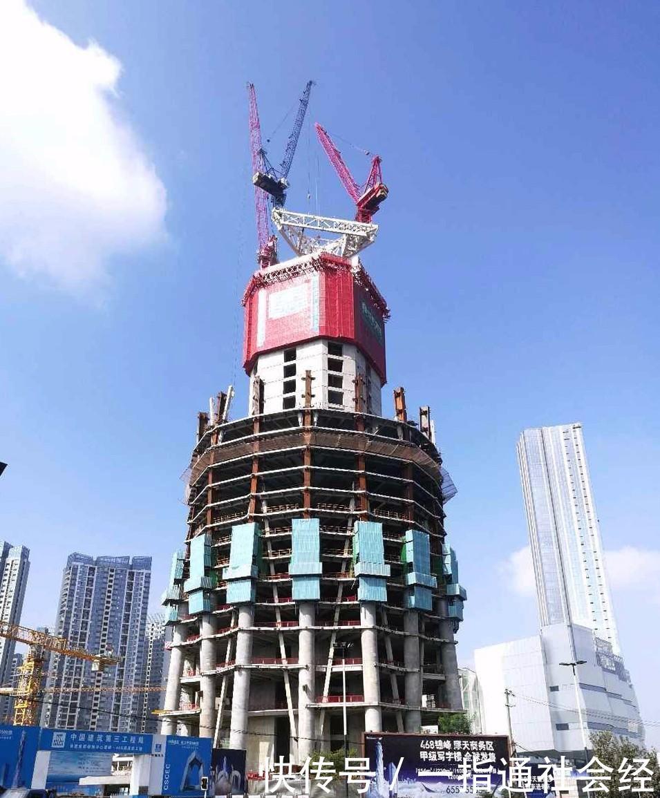 “成都第一高楼468蜀峰”带你看看修建情况是怎样的？