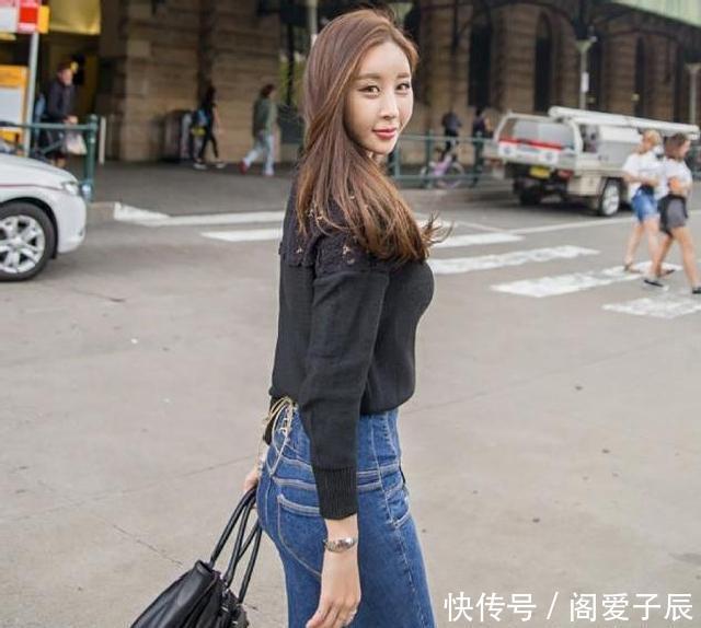  #女性#简约百搭牛仔裤，气质优雅如沐春风，娇柔身材绽放女性魅力！