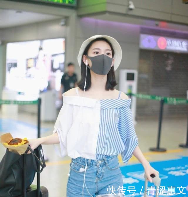 陈瑶穿这么紧的短裤, 居然还能塞进上衣, 网友 硬塞的吧!