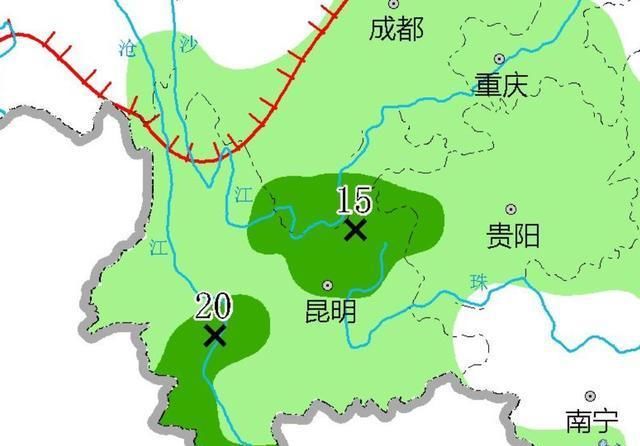 『预报』云南注意了!大面积降雨明天就下!新一轮小雨中雨大雨将分布如下