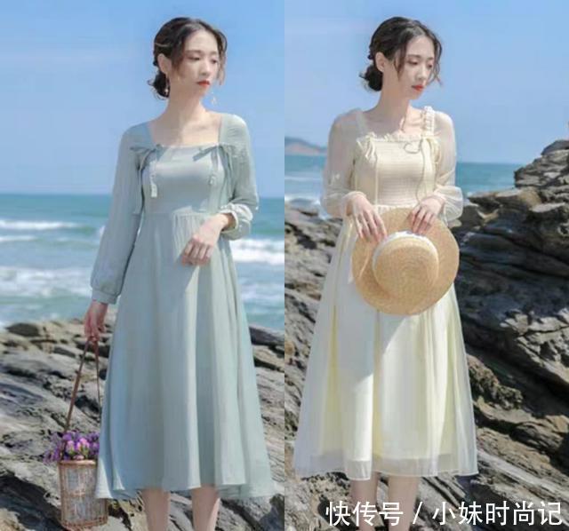 【春天】14套早春裙装,温柔优雅又带点轻熟风,满满春天的感觉