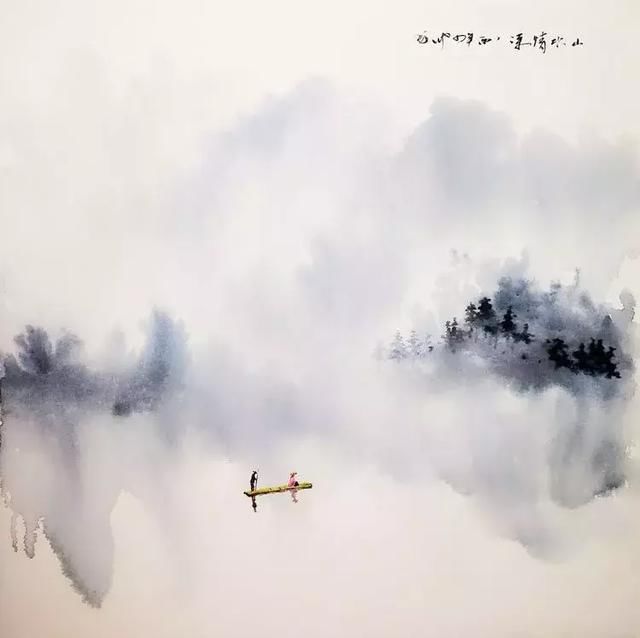 这组水墨画，刷爆了眼球，真的好美