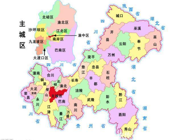  上榜@中国市辖区最多的五大城市, 有一个是地级市! 武汉13个未上