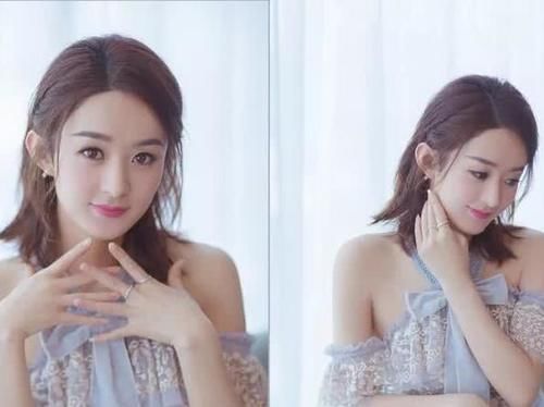 热巴赵丽颖:刘海改变气场!如果你是以下几种脸型,就收回你想剪