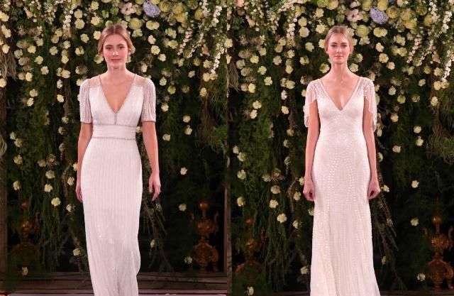  【蓝色】Jenny Packham2019高级定制婚纱礼服，春天小精灵繁花似锦为伴，英式风格