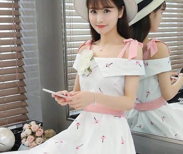 『MM』小清新吊带雪纺裙,爱美MM看过来,第一款值得一试