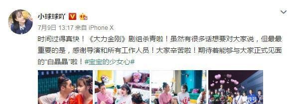 赵本山女儿球球已分手, 男方发微博称被骗, 随后秒删动态