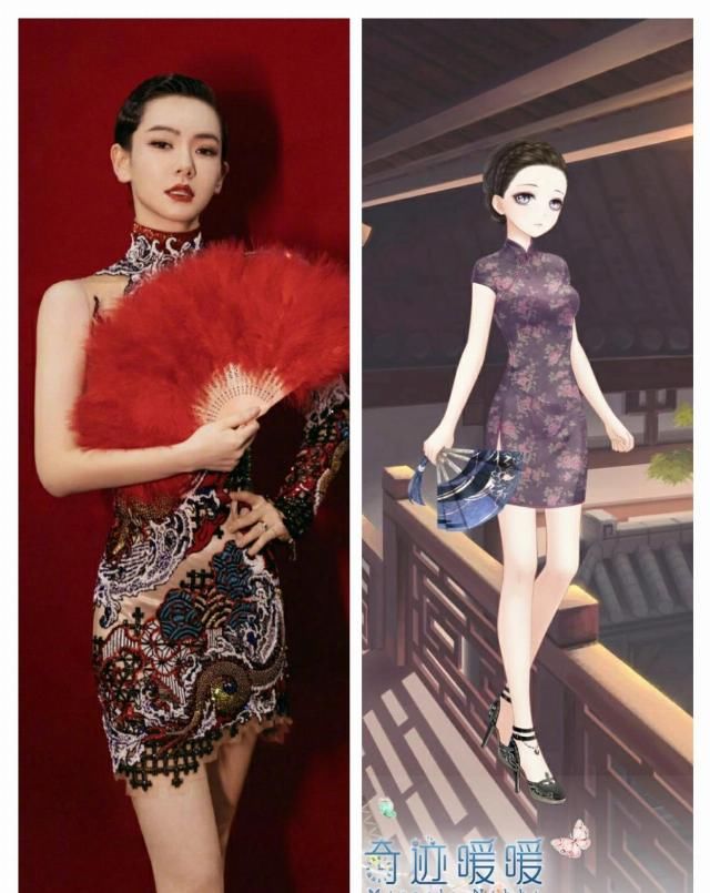  印花@奇迹暖暖：旗袍这么配，秒变明星，风格多样随心换