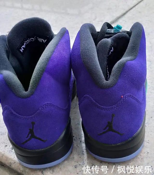 「紫葡萄」紫葡萄AirJordan5最新实物曝光!六月底正式发售