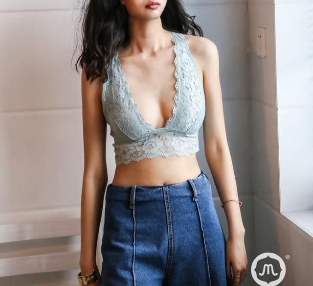 法式蕾丝无痕超透气内衣，穿上它，再美的风景也不及你