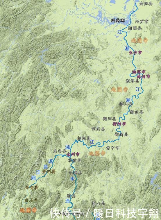 【资水】人们常用三湘四水代指湖南，指的是哪三湘哪四水？