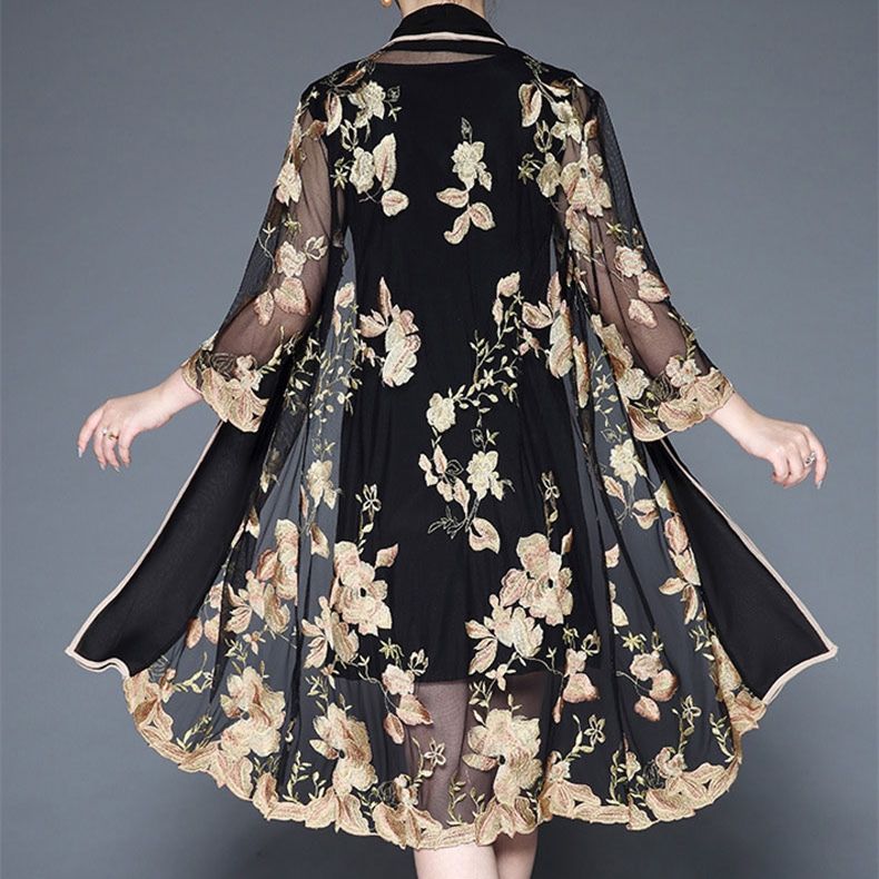 哇!45岁的老婆穿这“富贵裙”，婀娜多姿，美得让人着迷