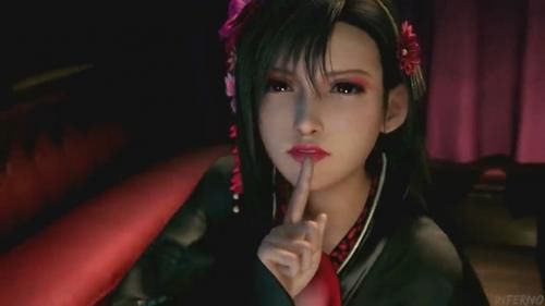  『演示』《FF7：重制版》蒂法/爱丽丝全服装演示 美艳动人！