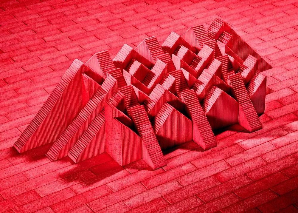 【设计师】物体排列之美，这个摄影师用大量食物堆成建筑，看起来