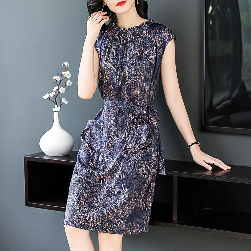 高贵真丝妈妈连衣裙，让妈妈更显优雅贵气