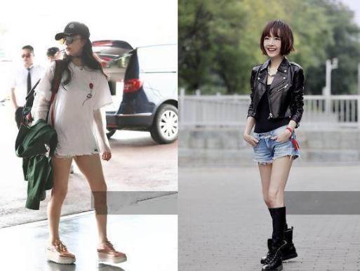 当120斤范冰冰与80斤鲁豫同穿短裤，网友：看完瞬间不想减肥了！