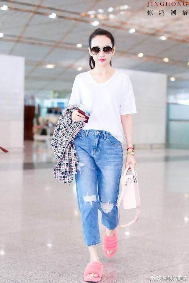 看了杨幂的腿，再看看王鸥的腿，网友：刘恺威真是好福气啊！