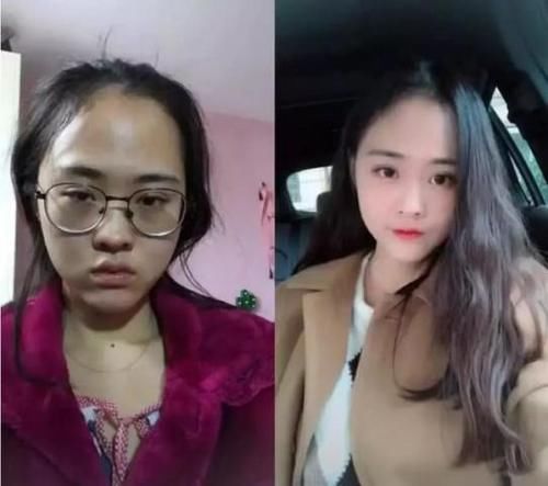 网红卸妆之后的样子,林小宅嫩出了水,网友:最后一个吓到我了