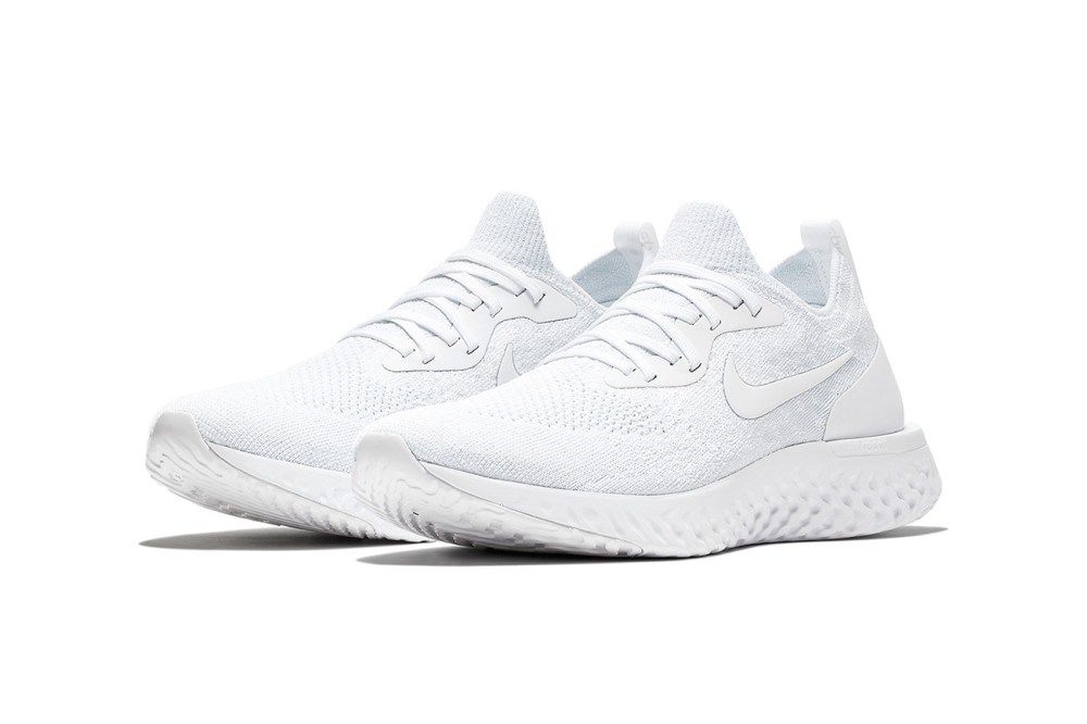 Nike Epic React Flyknit 全新Triple White配色正式上架