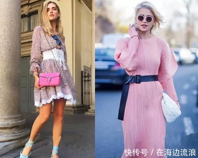 宽松■这样穿,教你把 ‘腰线’ 显出了!