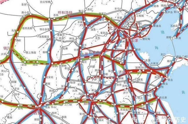 中国高铁线路八纵八横规划图一览,看看哪