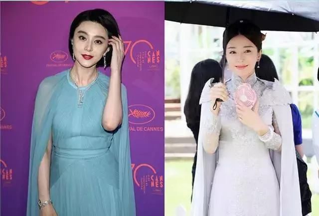 当秦岚和范冰冰同穿斗篷装时，终于知道气质和长相哪个更重要了！