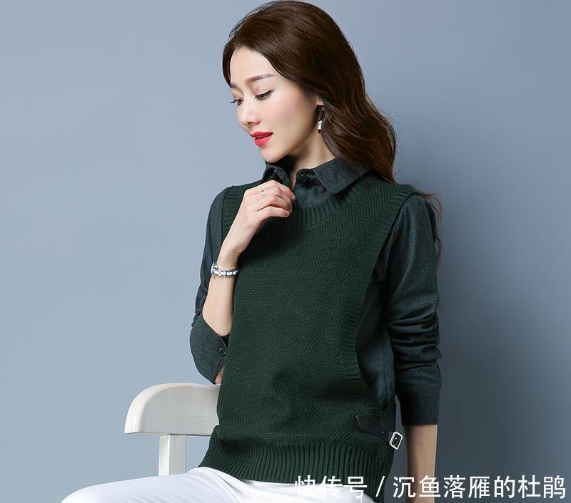  「面料」今春最流行紧身裤还是丢了吧！打春穿这”假两件“，怎么穿都美