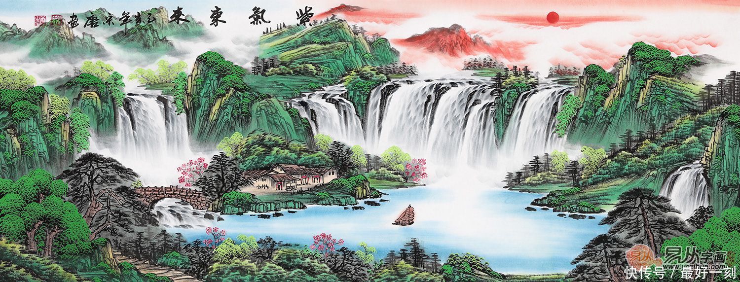 客厅挂画选山水 这些山水画都是精品