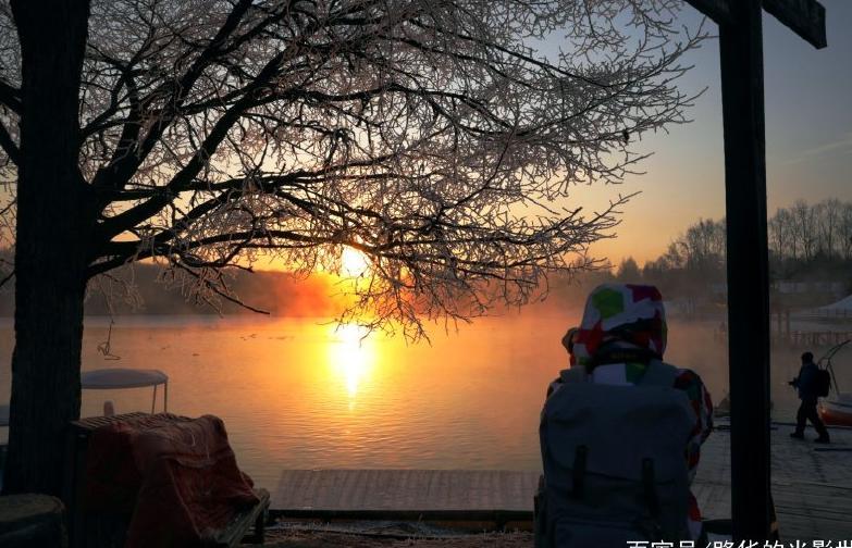 冬游长白山西北麓露水河碧泉湖
