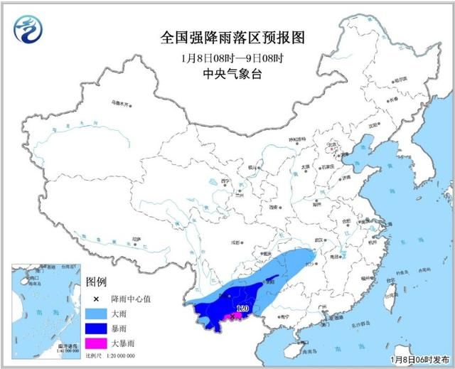 云南贵州等地有强降雨 河南湖北安徽等地有大雪