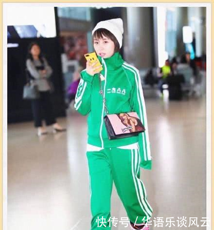 王子文最失手的一次机场秀！鞋比头还要大，网友我奶奶都不会穿