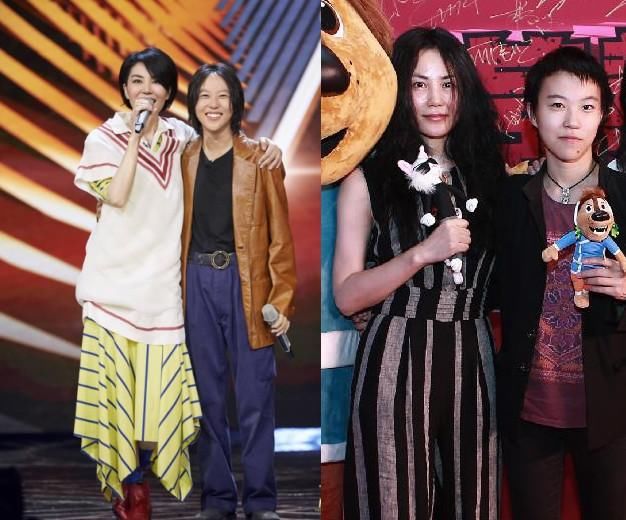 窦靖童洗掉“死亡线”，穿粉色透视装，稍微一打扮就比王菲还好看