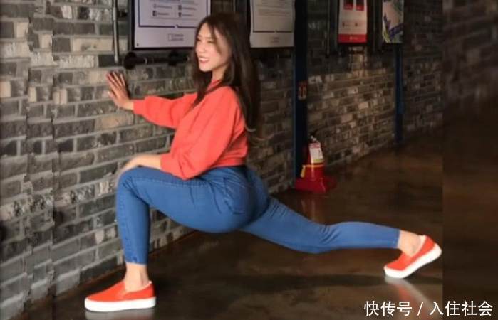 韩国长腿健身美女经常健身, 体重没减少, 胯部却越来越宽了